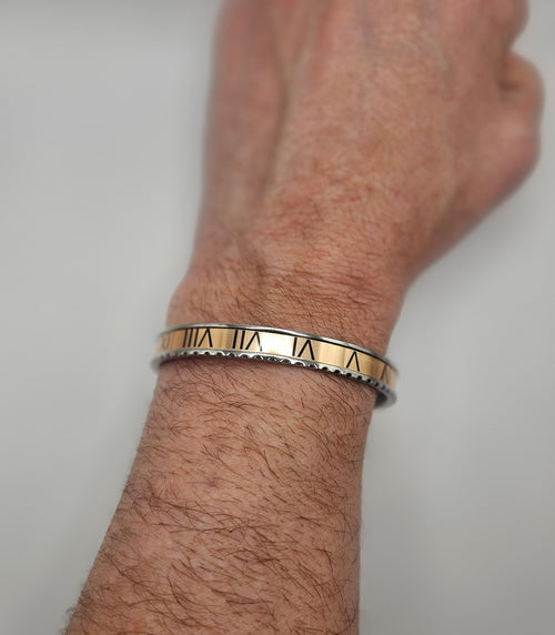 ROMAN 84 BRACELET SILVER/ROSE