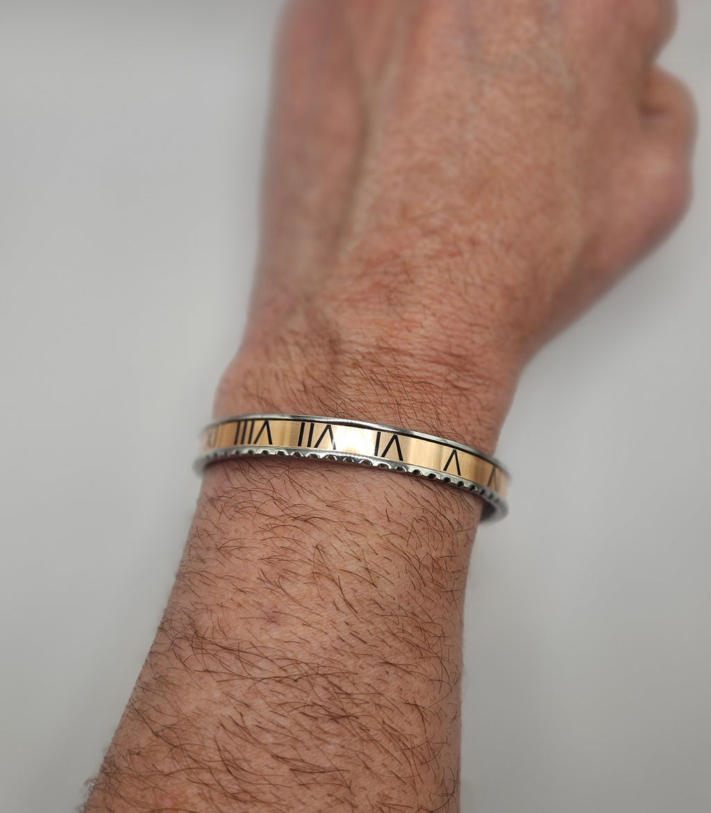 ROMAN 84 BRACELET SILVER/ROSE