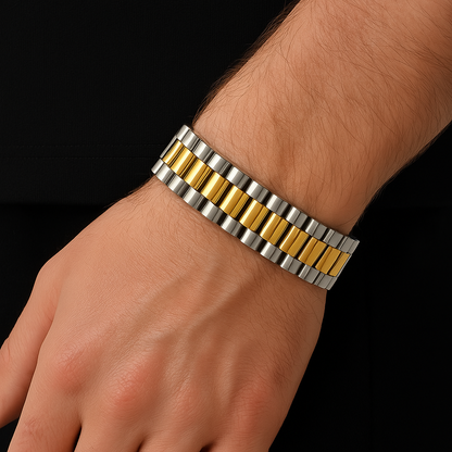PRESIDENT BRACELET TWO TONE