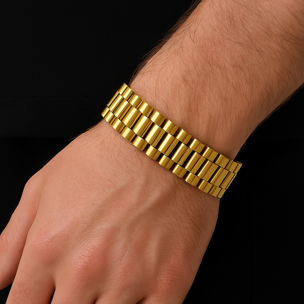 PRESIDENT BRACELET GOLD