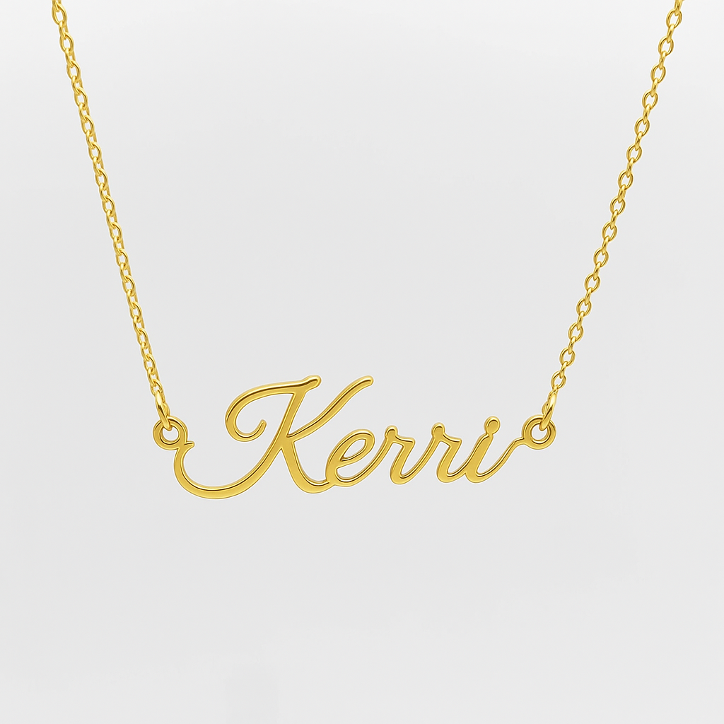 Personalised Alex Gold Name Necklace