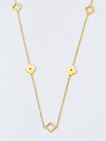 Mixed Clover Necklace
