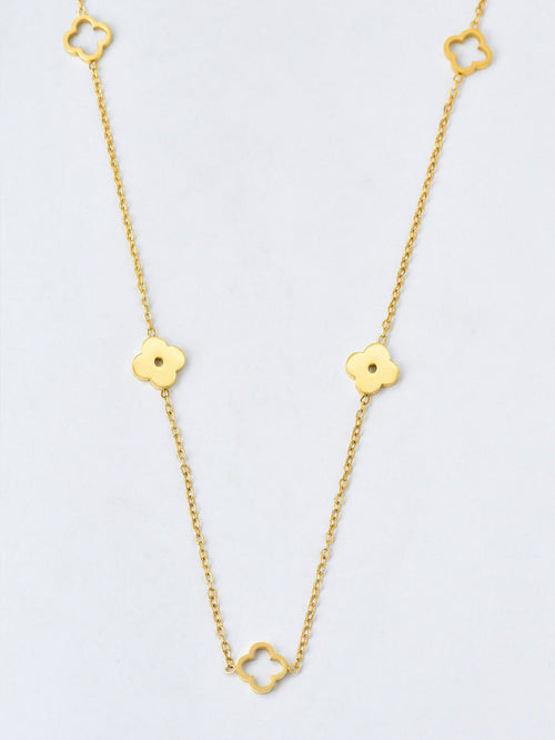 Mixed Clover Necklace