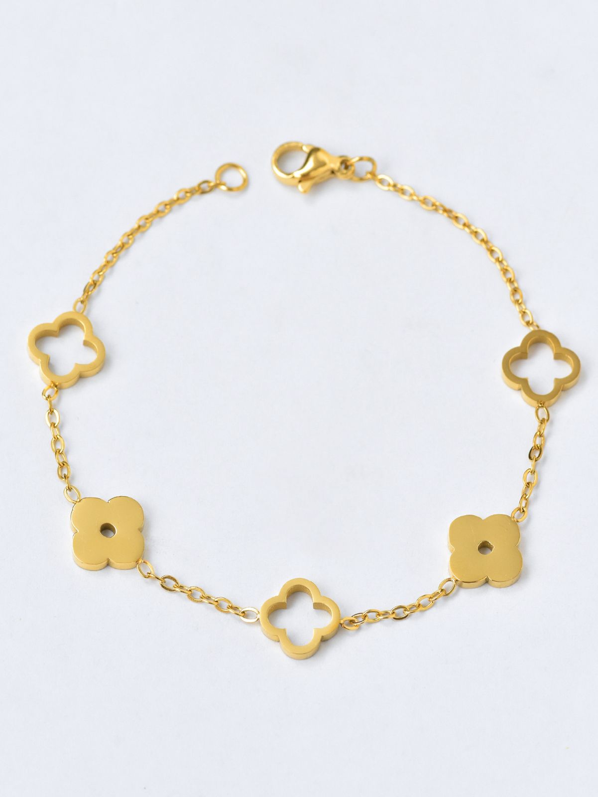 Mixed Clover Bracelet