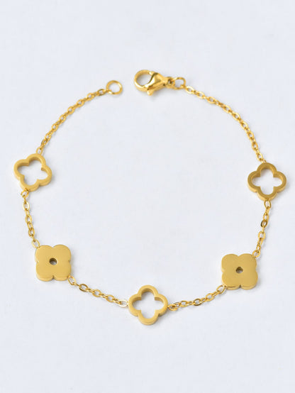 Mixed Clover Bracelet