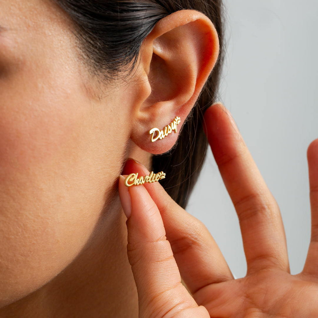 Personalised Name Earrings