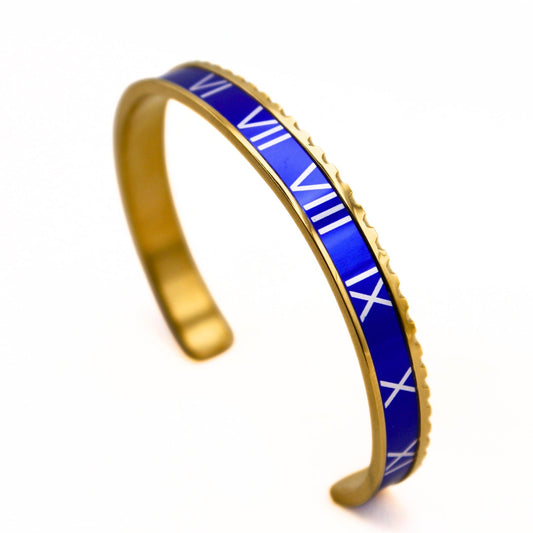 ROMAN 84 BRACELET GOLD/BLUE