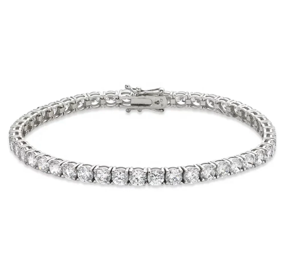 Tennis Bracelet White Ice 4mm