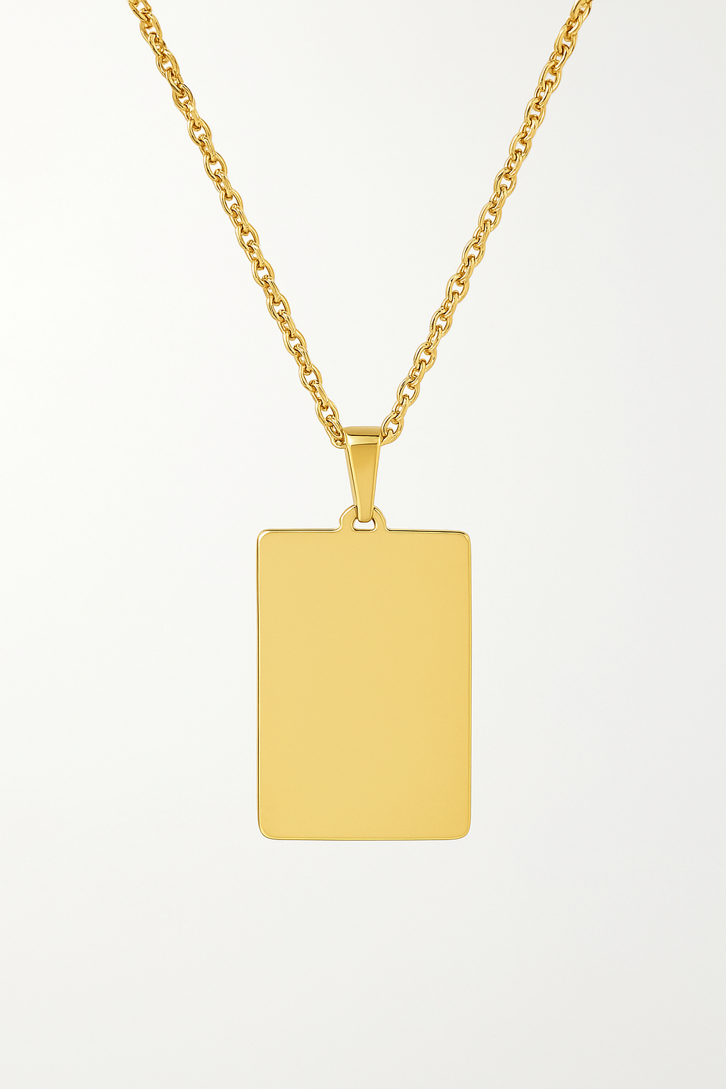 Pendant Disc Necklace