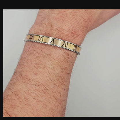 ROMAN 84 BRACELET SILVER/ROSE