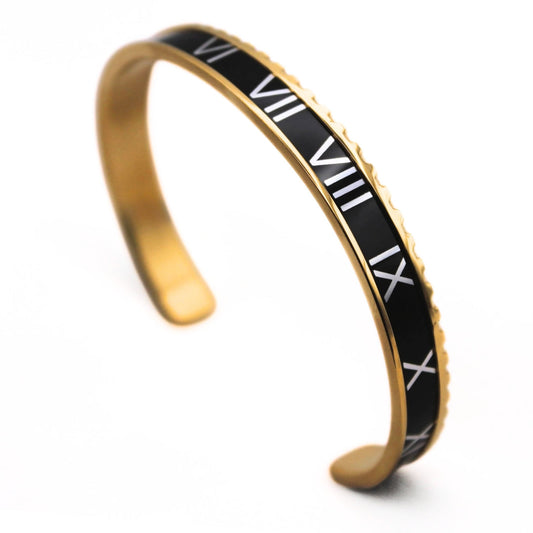 ROMAN 84 BRACELET GOLD/BLACK
